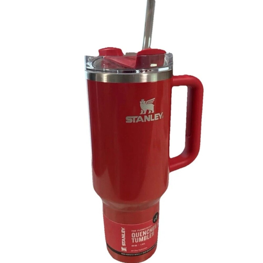 Stanley x ELF 40 oz Quencher Red Delicious Tumbler Limited Edition NEW